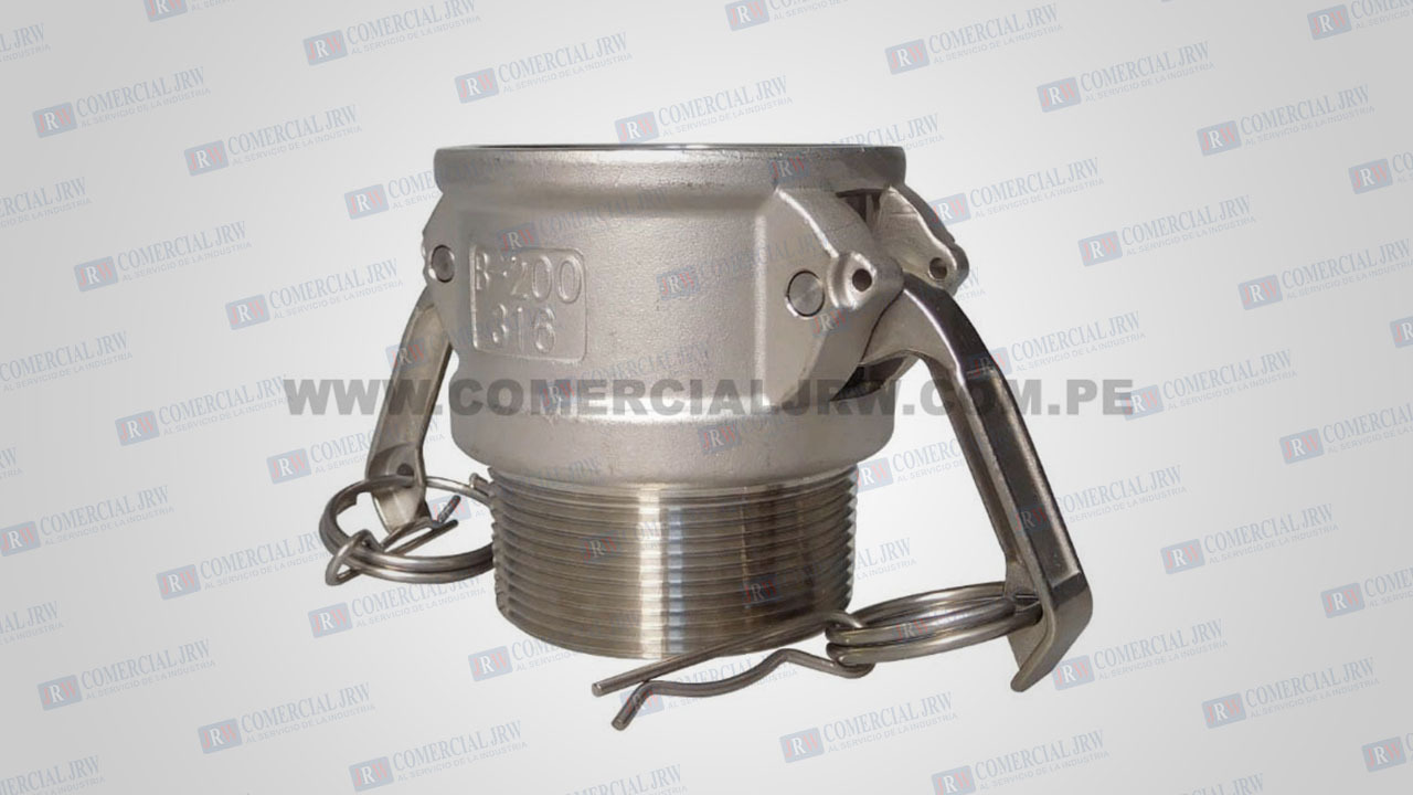 Acoples Camlock, TIPO A, TIPO B, TIPO C, TIPO F, TIPO E, TIPO D, TIPO DC, TIPO DP