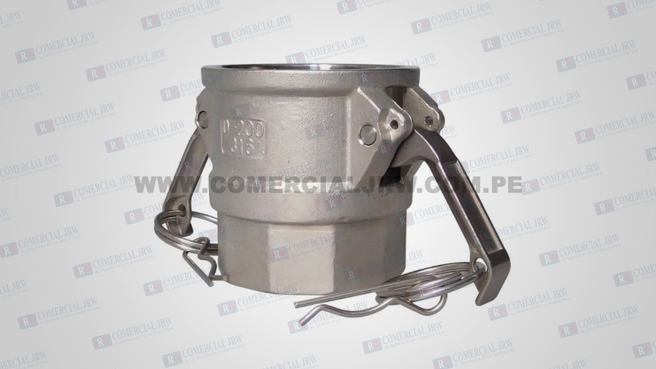 Acoples Camlock, TIPO A, TIPO B, TIPO C, TIPO F, TIPO E, TIPO D, TIPO DC, TIPO DP